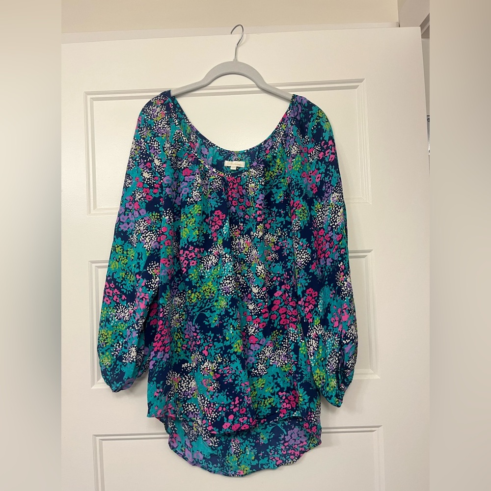 Shoshanna Colorful Floral Blouse
